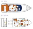 Open CRANCHI 43 M�diterran�e HT - Photo brochure