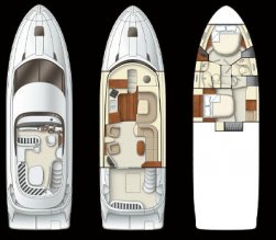 Open PRINCESS V62 en vente occasion