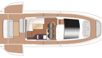PRINCESS C48 Deck Saloon Hors-bord