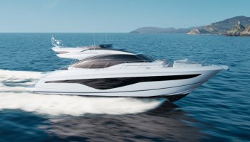 New Princess S62 exhibited at the Dusseldorf Boat Show 18-26 January