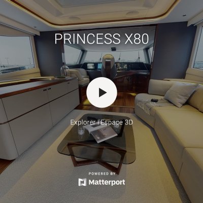 New PRINCESS X80 Virtual tour