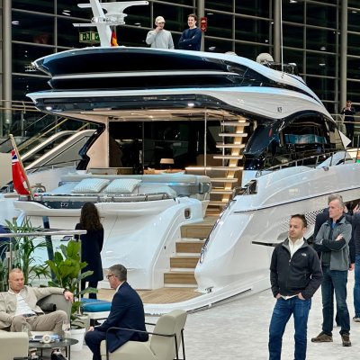 New Princess S72 launched at Dusseldorf Boat show