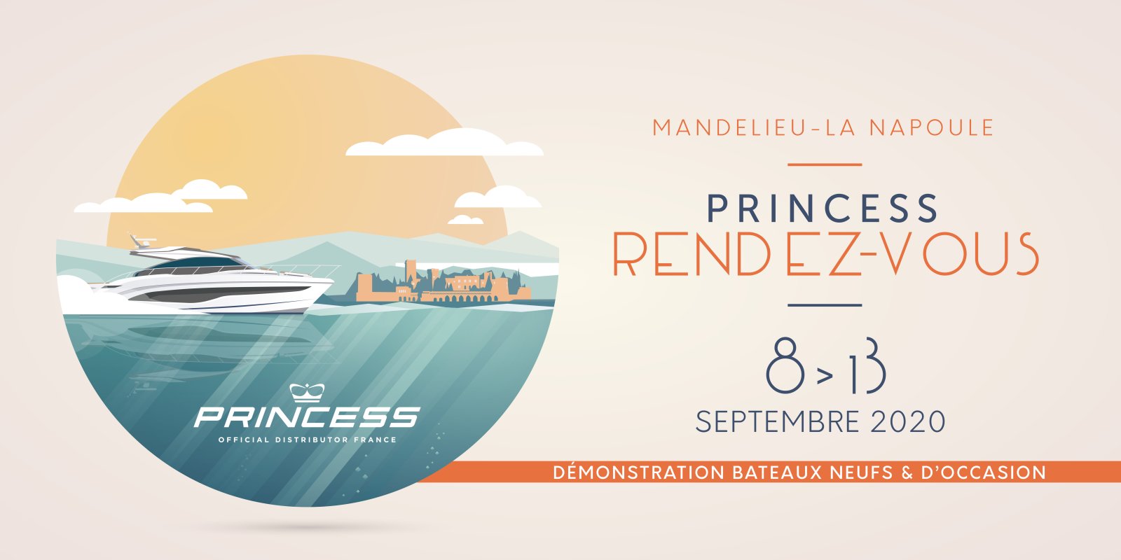 PRINCESS Yachts Rendez-vous 8-13 SEPTEMBRE 