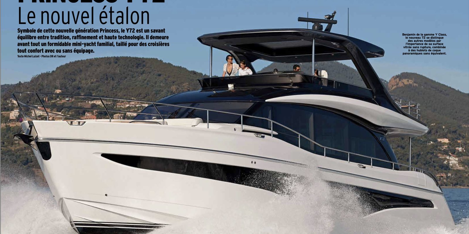 Essai du PRINCESS Y72 par Neptune magazine