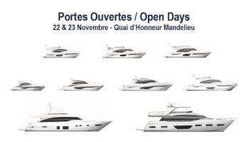 Portes Ouvertes PRINCESS Yachts France FJORD Côte d'Azur du 22 au 24 Novembre
