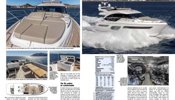 Essais Princess F55 par Neptune yachting Moteur