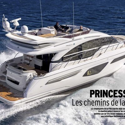 Essais Princess F55 par Neptune yachting Moteur