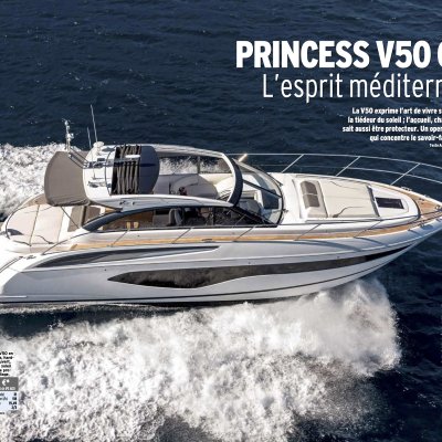 PRINCESS V50 OPEN - L’esprit méditerranéen