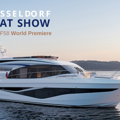 Le Princess F58 fait sa première mondiale au Boot Düsseldorf 2025